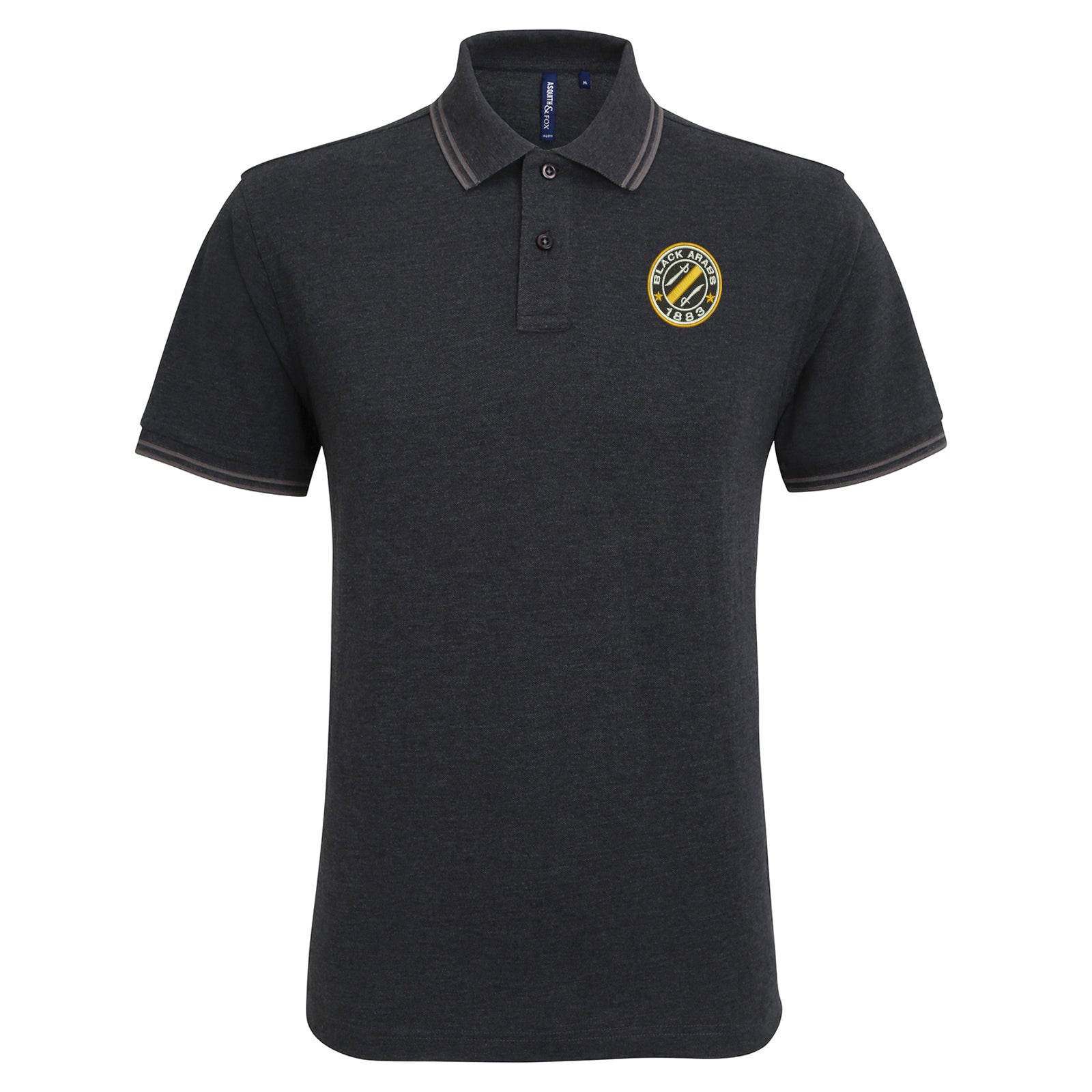 Black Arabs Embroidered Polo Shirt