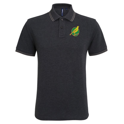 Norwich City FC Football Tipped Polo Shirt