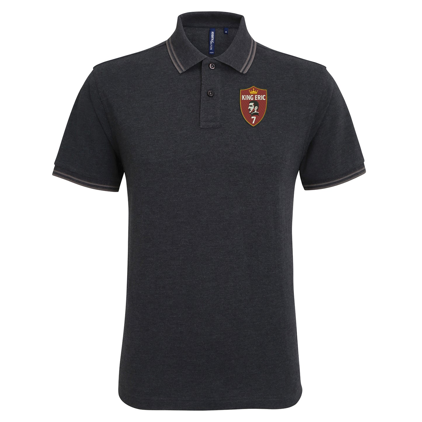 King Eric Cantona Tipped Polo Shirt