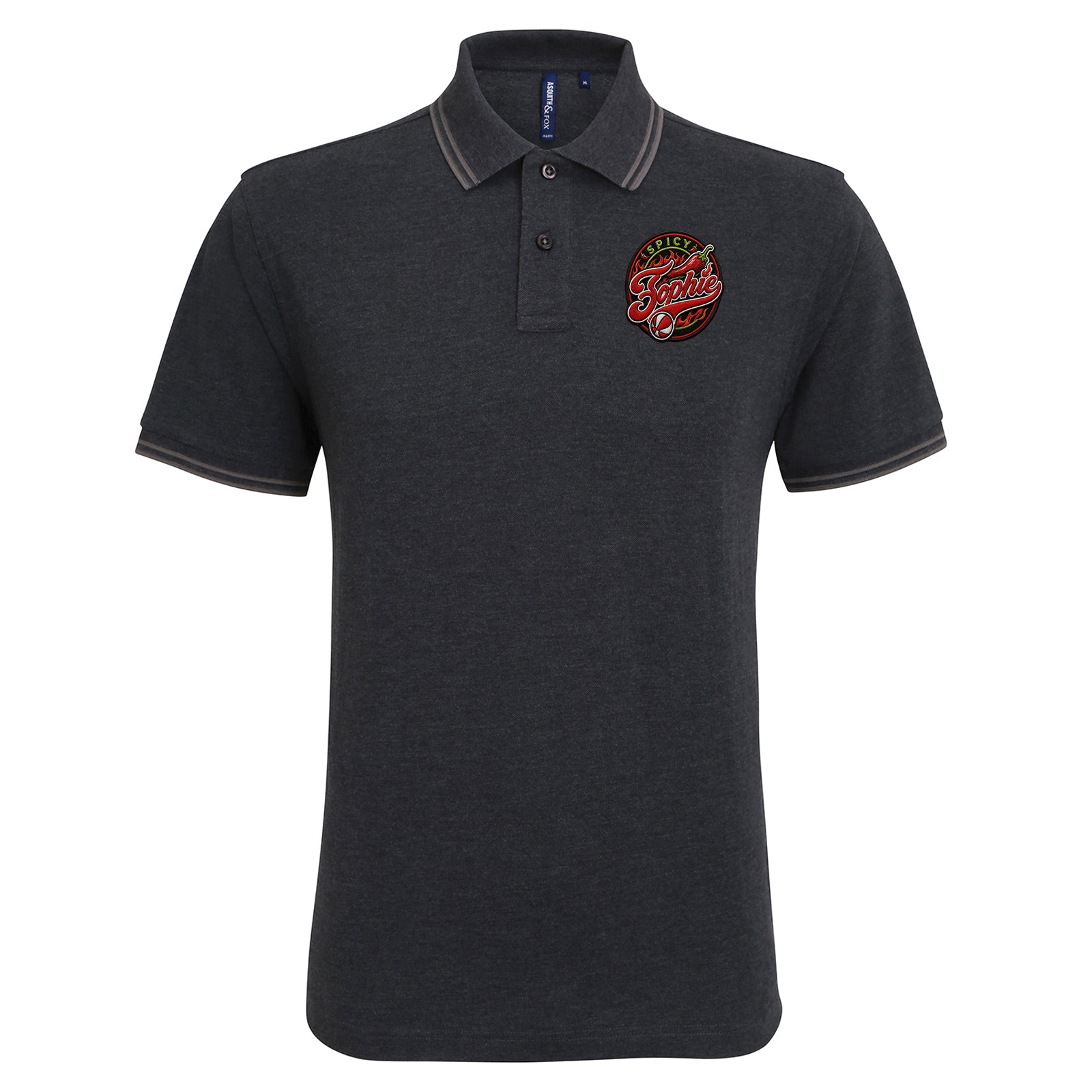 Spicy Sophie Cunningham Basketball Tipped Polo Shirt
