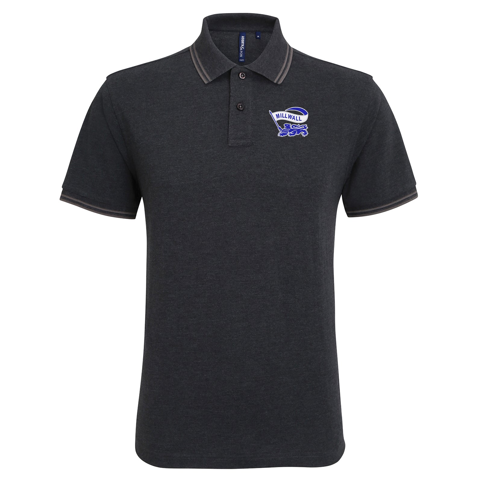 Classic Millwall Football Tipped Polo Shirt 