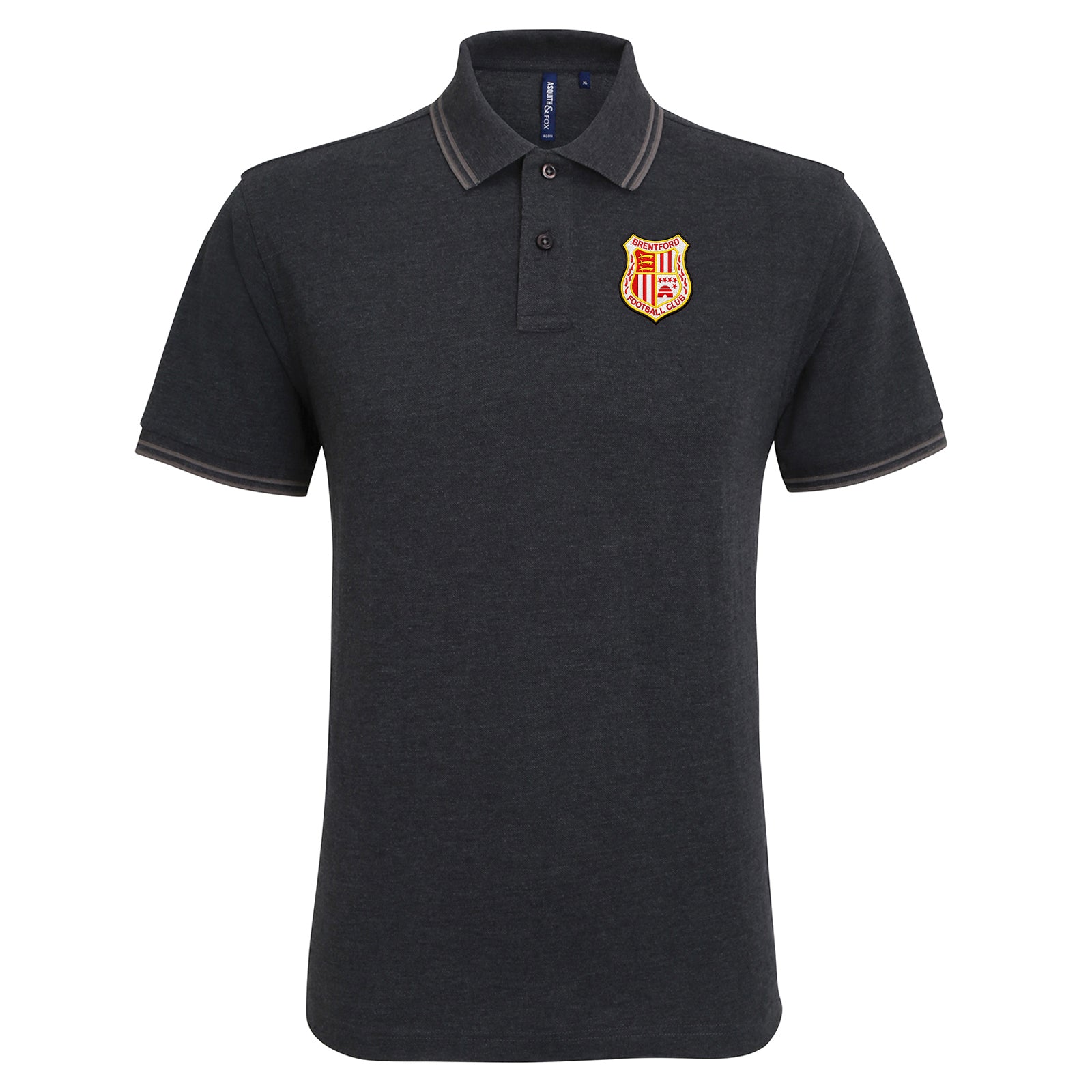 Classic Brentford Football Tipped Polo Shirt