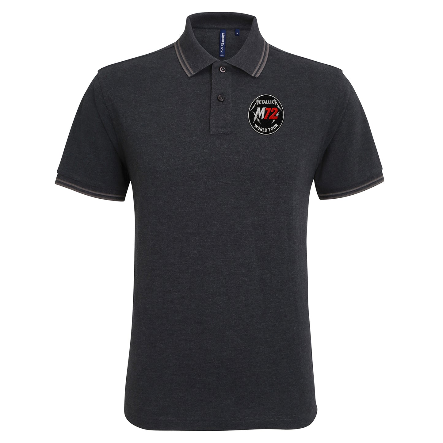 Metallica M72 World Tour Tipped Polo Shirt