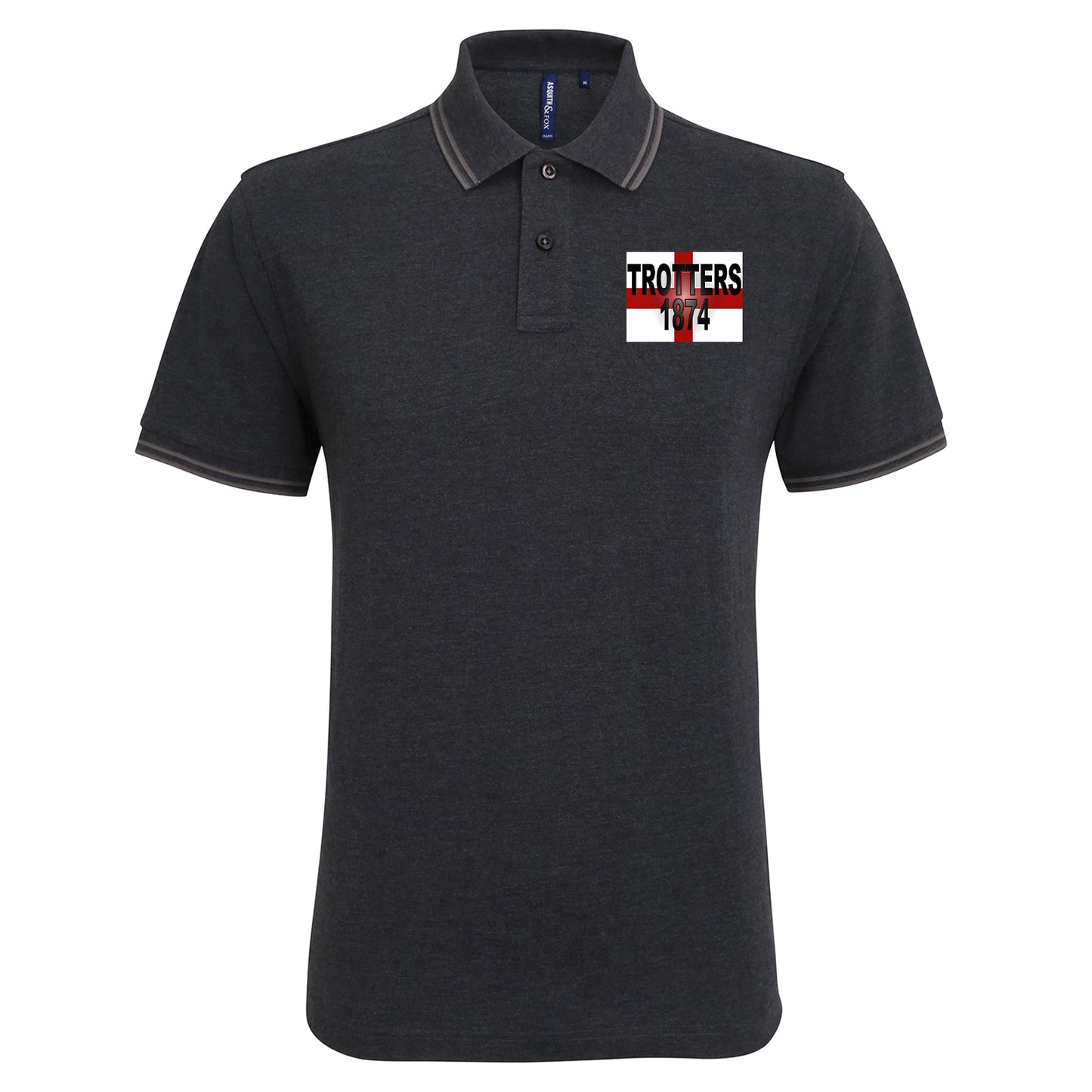 Trotters 1874 England Flag Polo Shirt