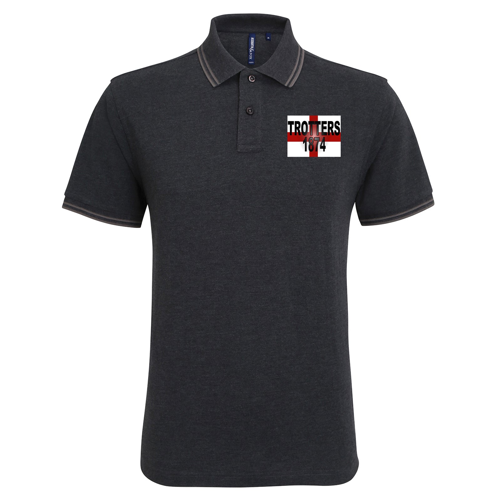 Trotters 1874 England Flag Polo Shirt