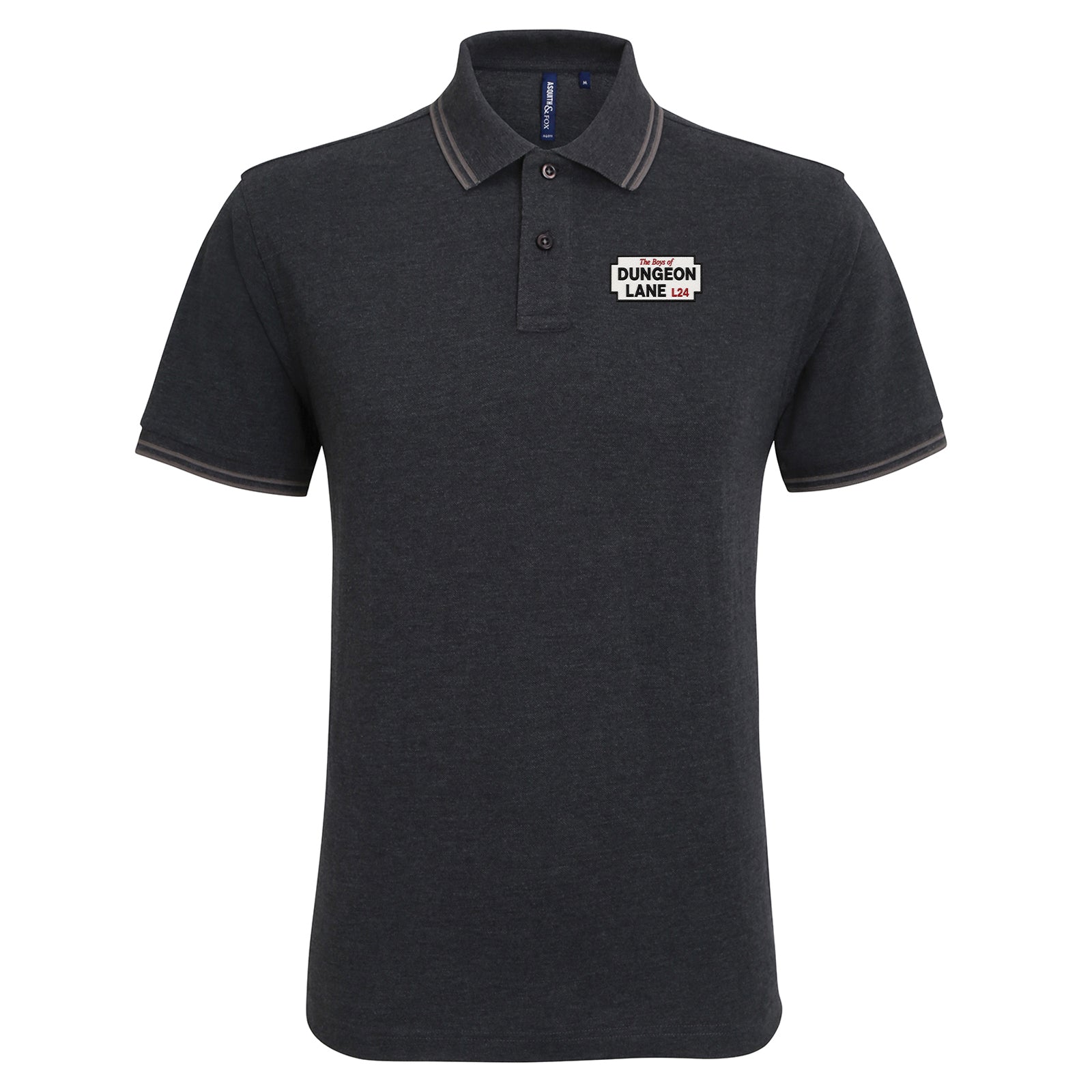 The Boys of Dungeon Lane Paul McCartney Album Tipped Polo Shirt