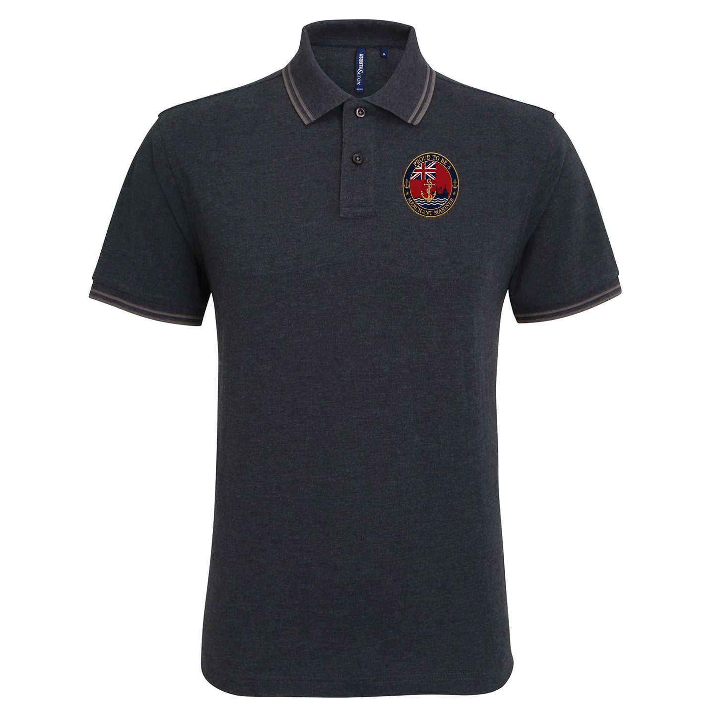 Merchant Mariner Tipped Polo Shirt