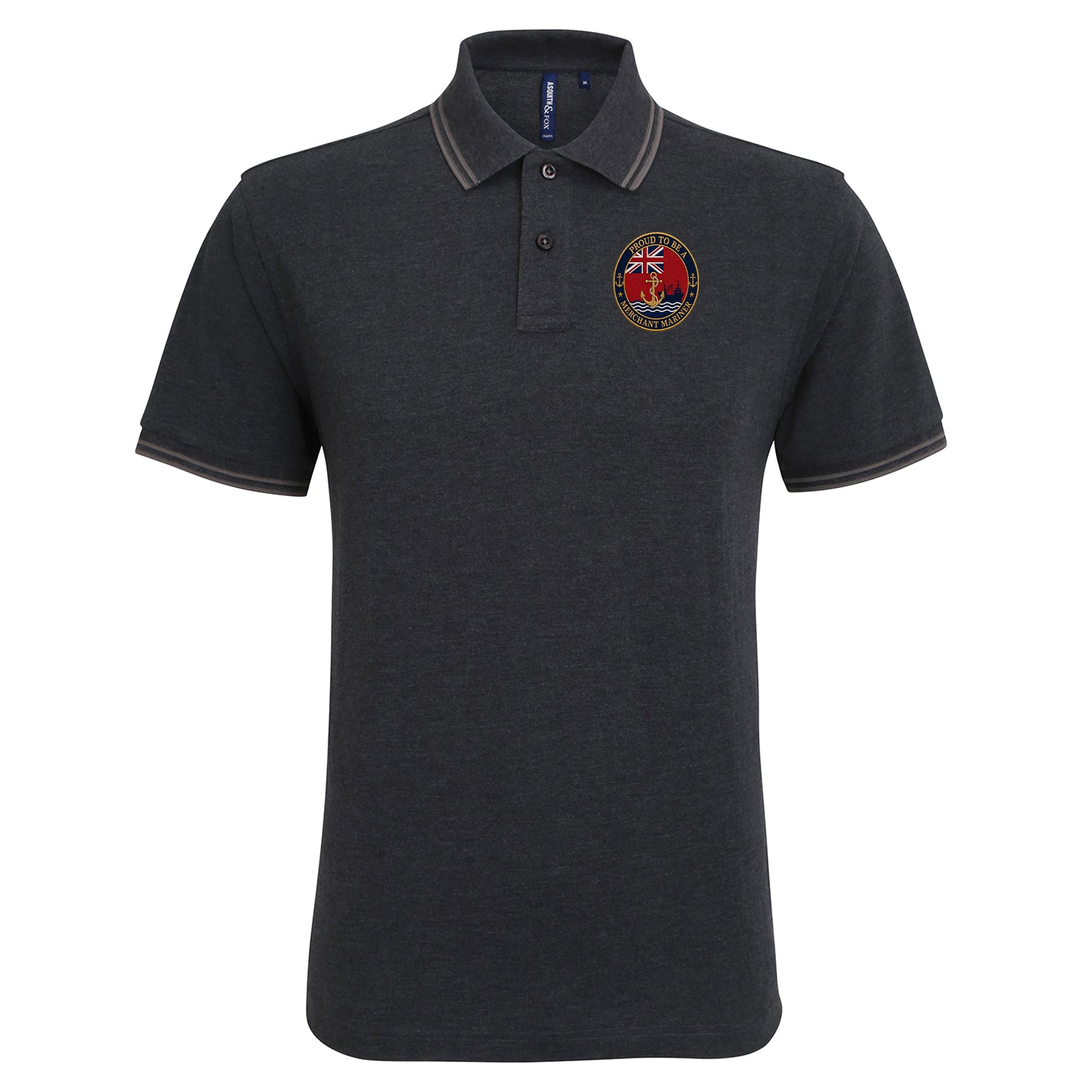 Merchant Mariner Tipped Polo Shirt