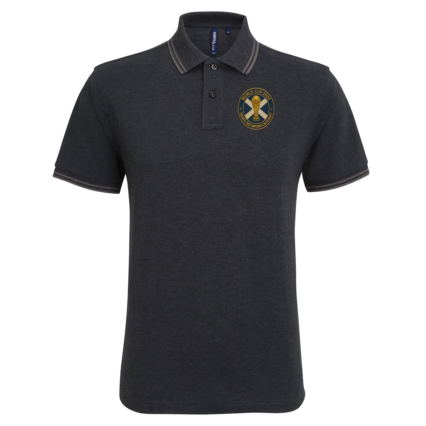 Scotland World Cup 2026 Tipped Polo Shirt