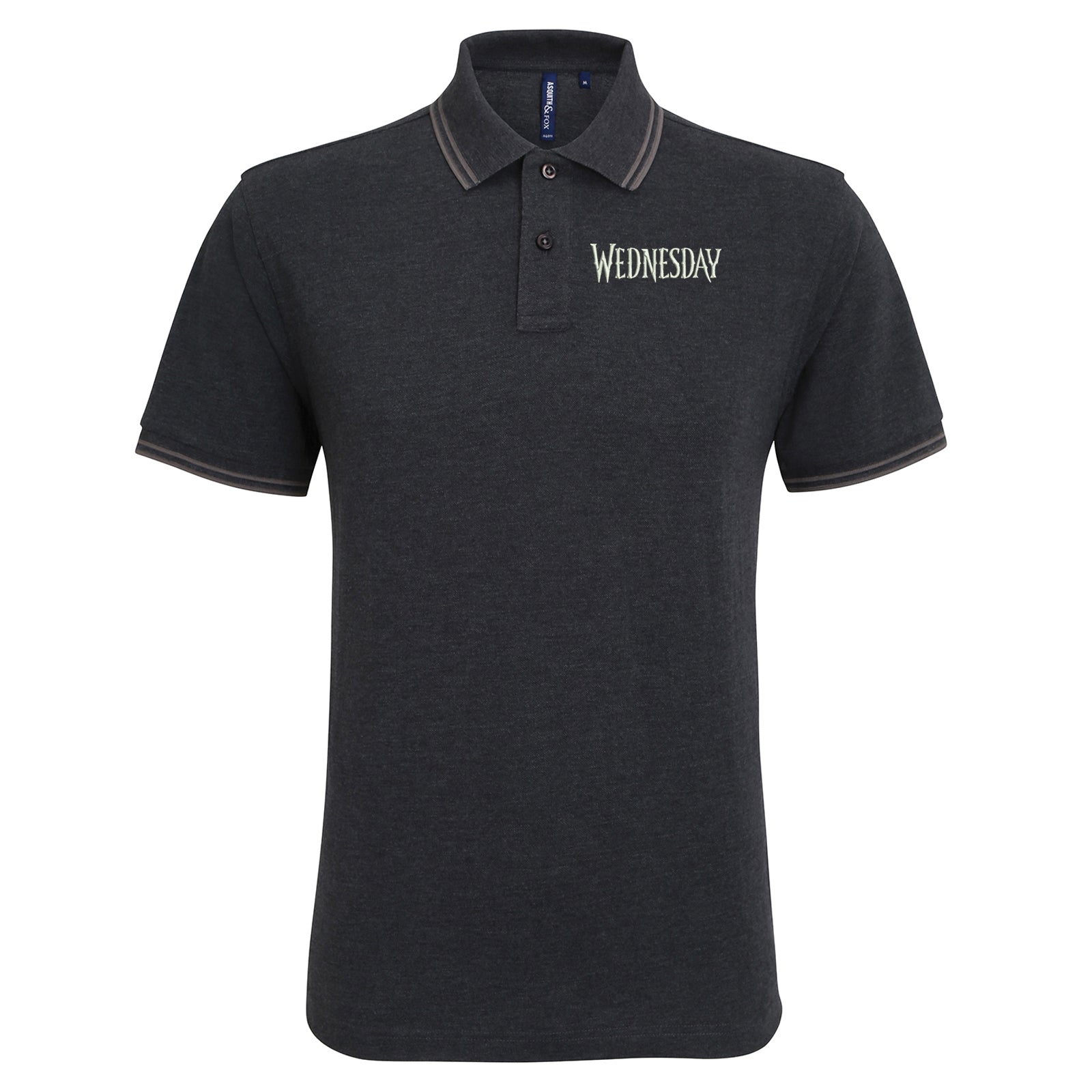 Wednesday TV Series Tipped Polo Shirt