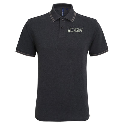 Wednesday TV Series Tipped Polo Shirt
