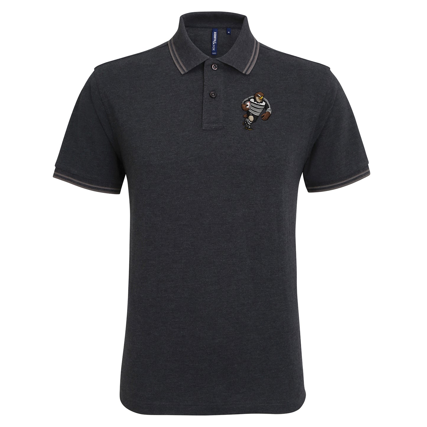 Retro Newcastle Falcons 1997 Tipped Polo Shirt 