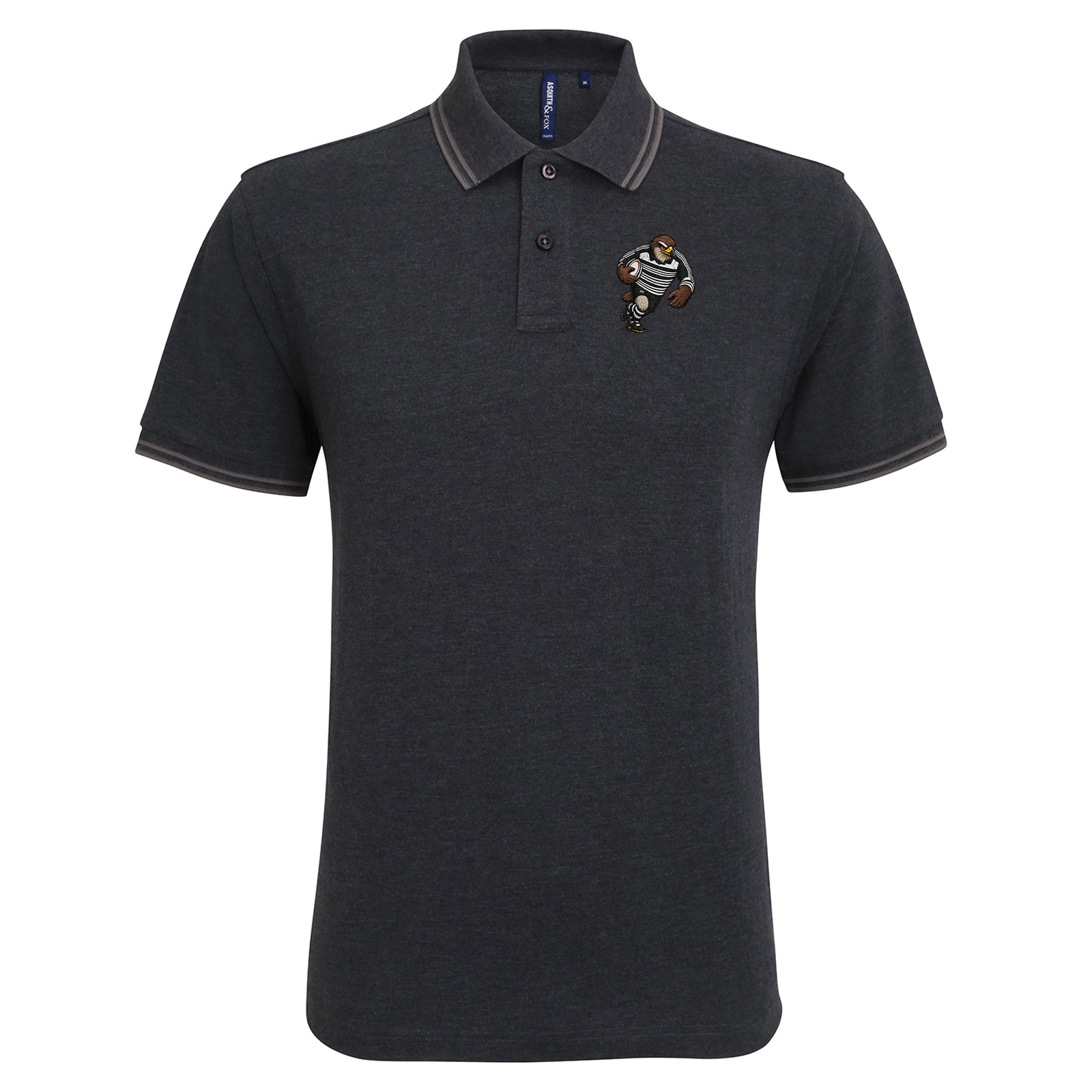 Retro Newcastle Falcons 1997 Tipped Polo Shirt 