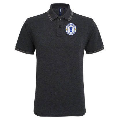 Old School Leeds United Tipped Polo Shirt 