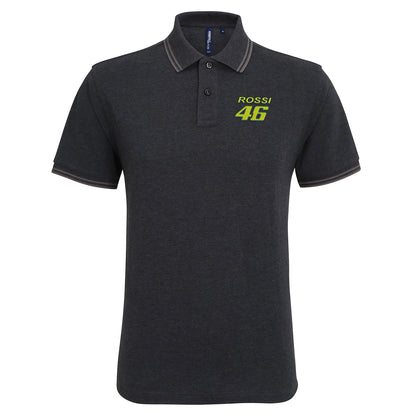 Rossi 46 Embroidered Tipped Polo Shirt