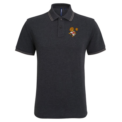 England World Cup Willie 1966 Tipped Polo Shirt