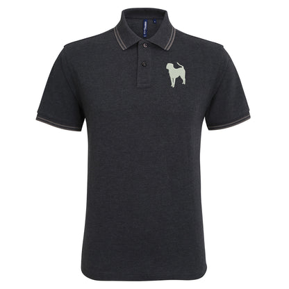 Pit Bull Embroidered Tipped Polo Shirt