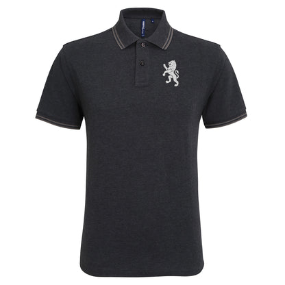 Retro Scotland 1872 Football Tipped Polo Shirt