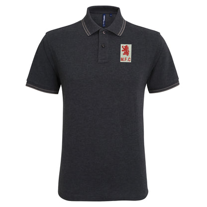 Retro Middlesbrough 1973 Embroidered Tipped Polo Shirt