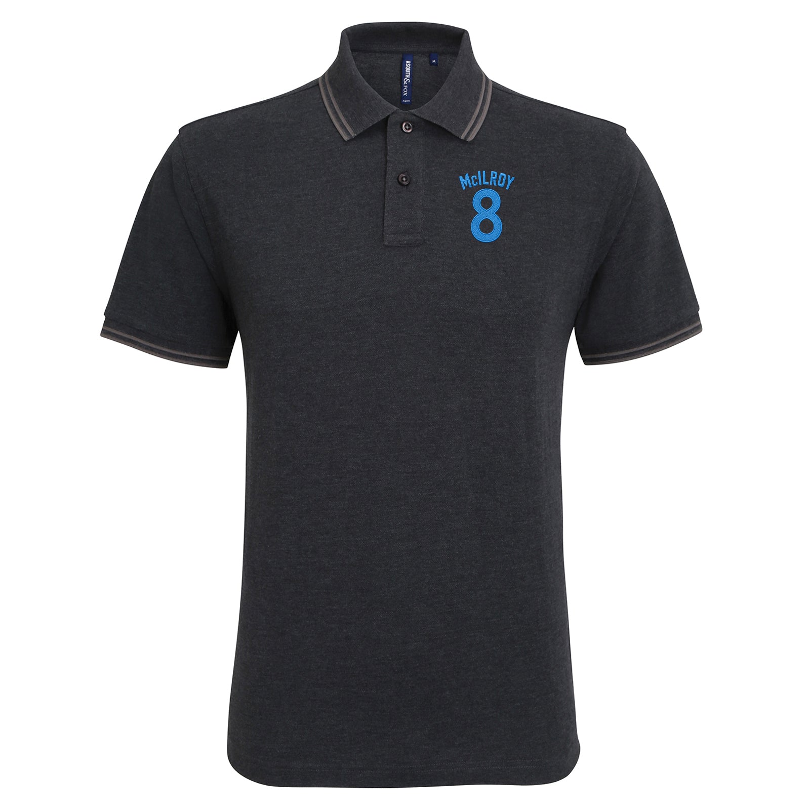 Jimmy McIlroy Burnley Football Tipped Polo Shirt