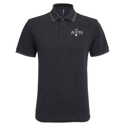 The Albion Embroidered Tipped Polo Shirt