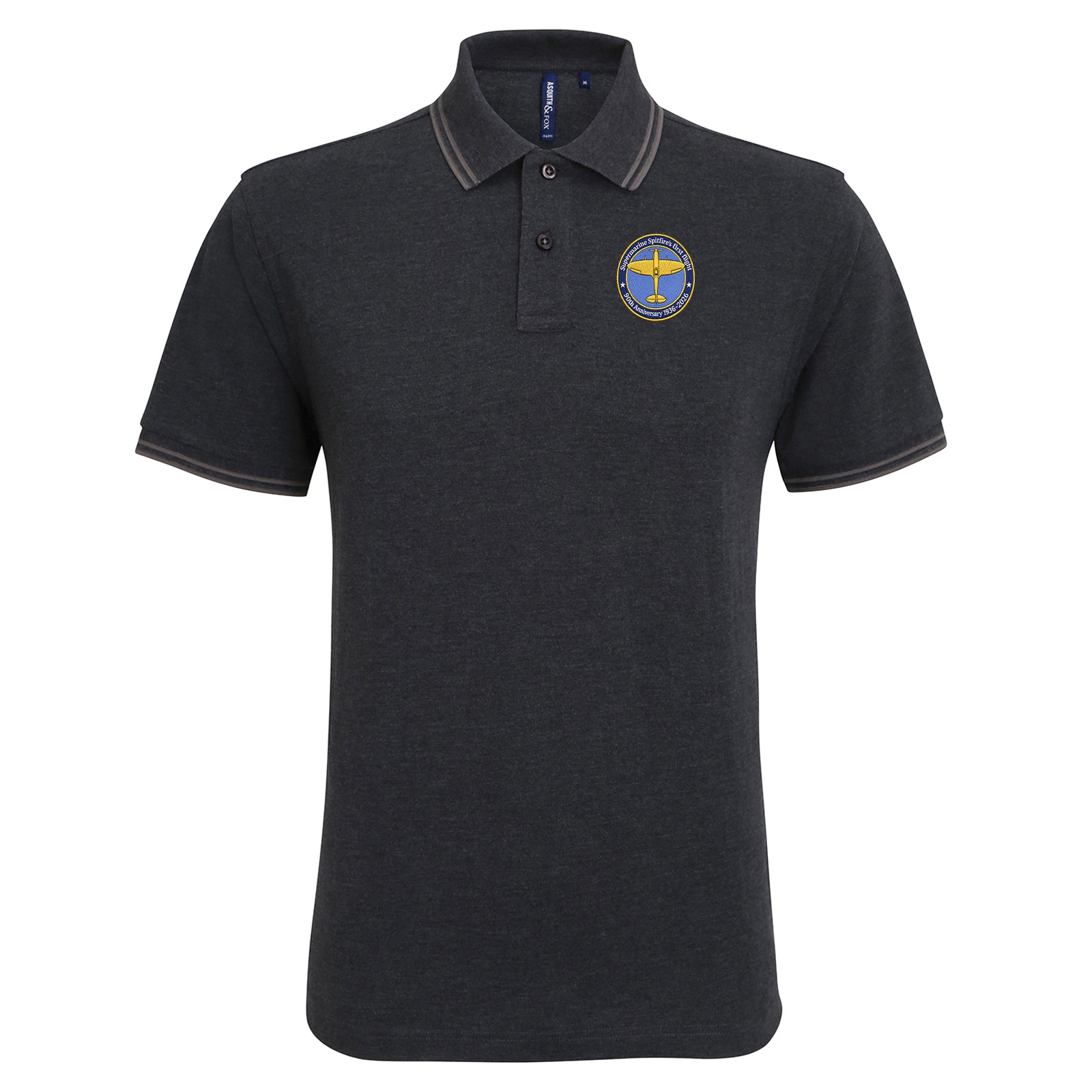 Spitfire's Flight 90th Anniversary Tipped Polo Shirt