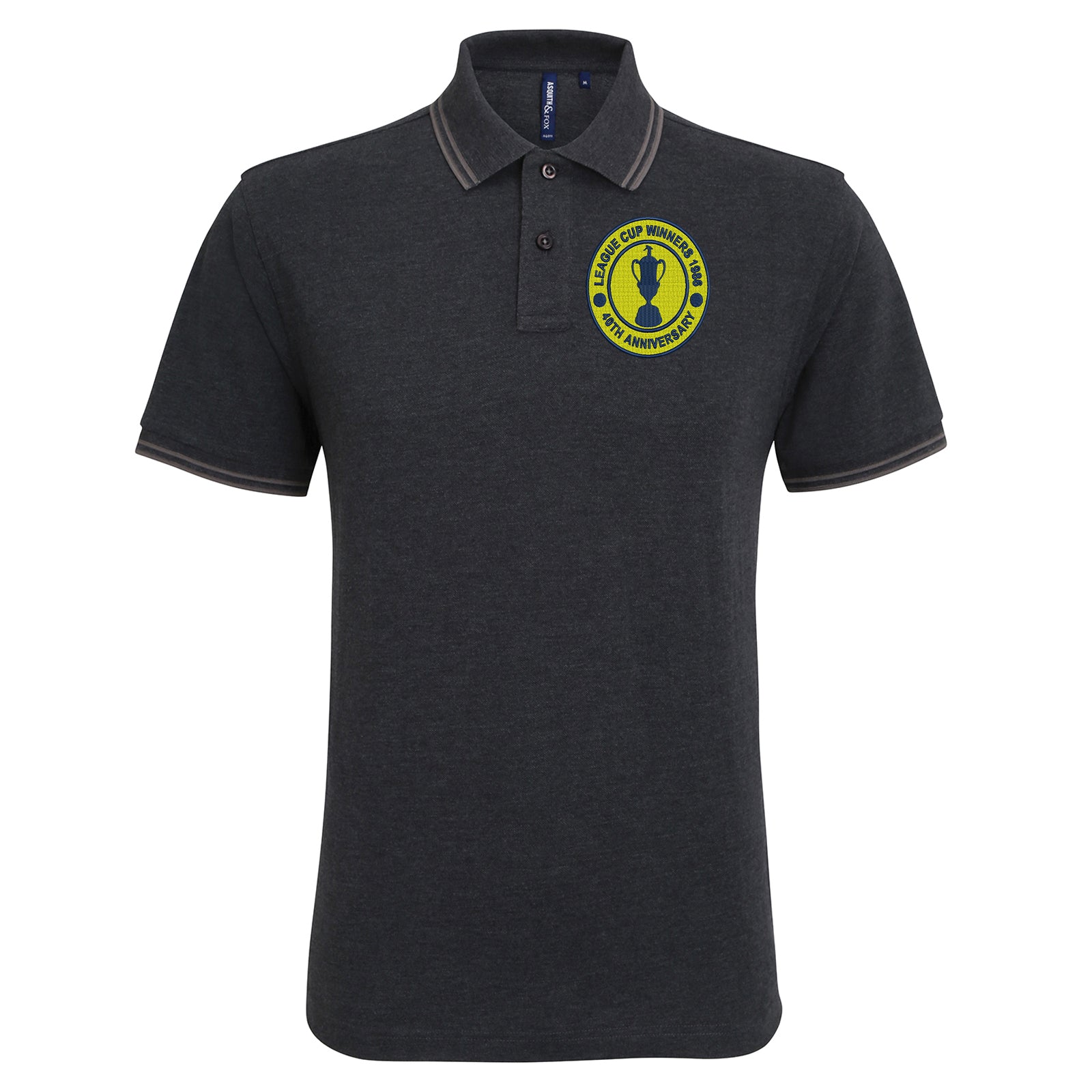 Oxford United League Winners 1986 Tipped Polo Shirt