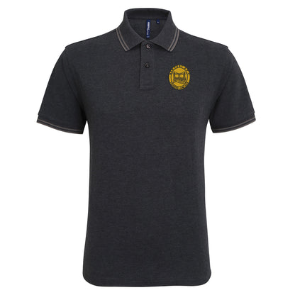 Retro Newport 1989 Embroidered Tipped Polo Shirt