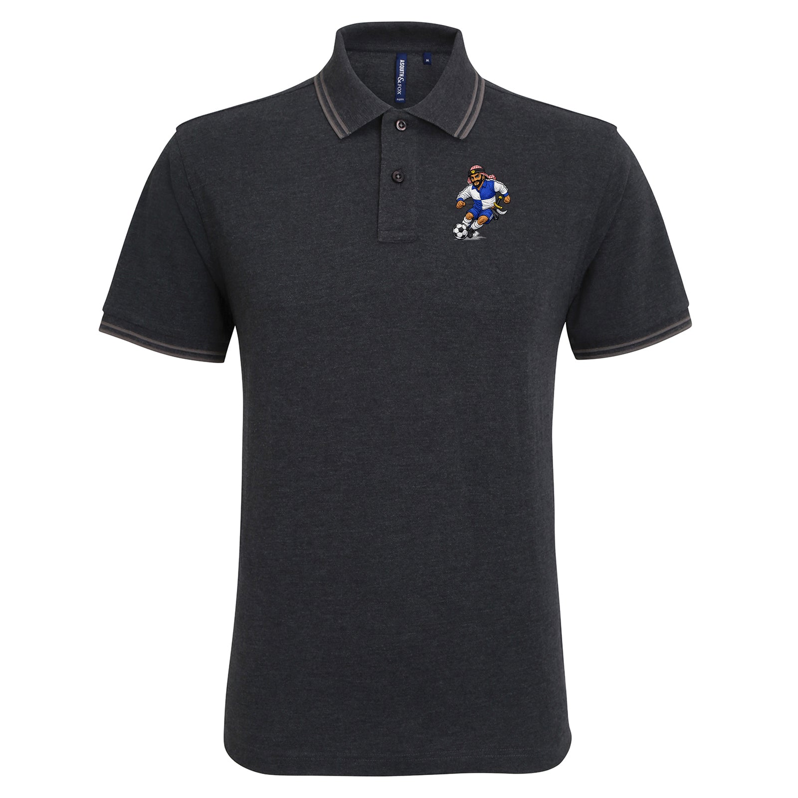 Bristol Rovers Football Tipped Polo Shirt