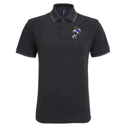 Bristol Rovers Football Tipped Polo Shirt
