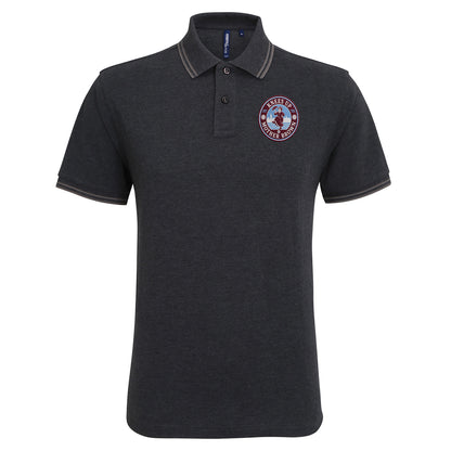 Knees Up Mother Brown West Ham KUMB Tipped Polo Shirt 