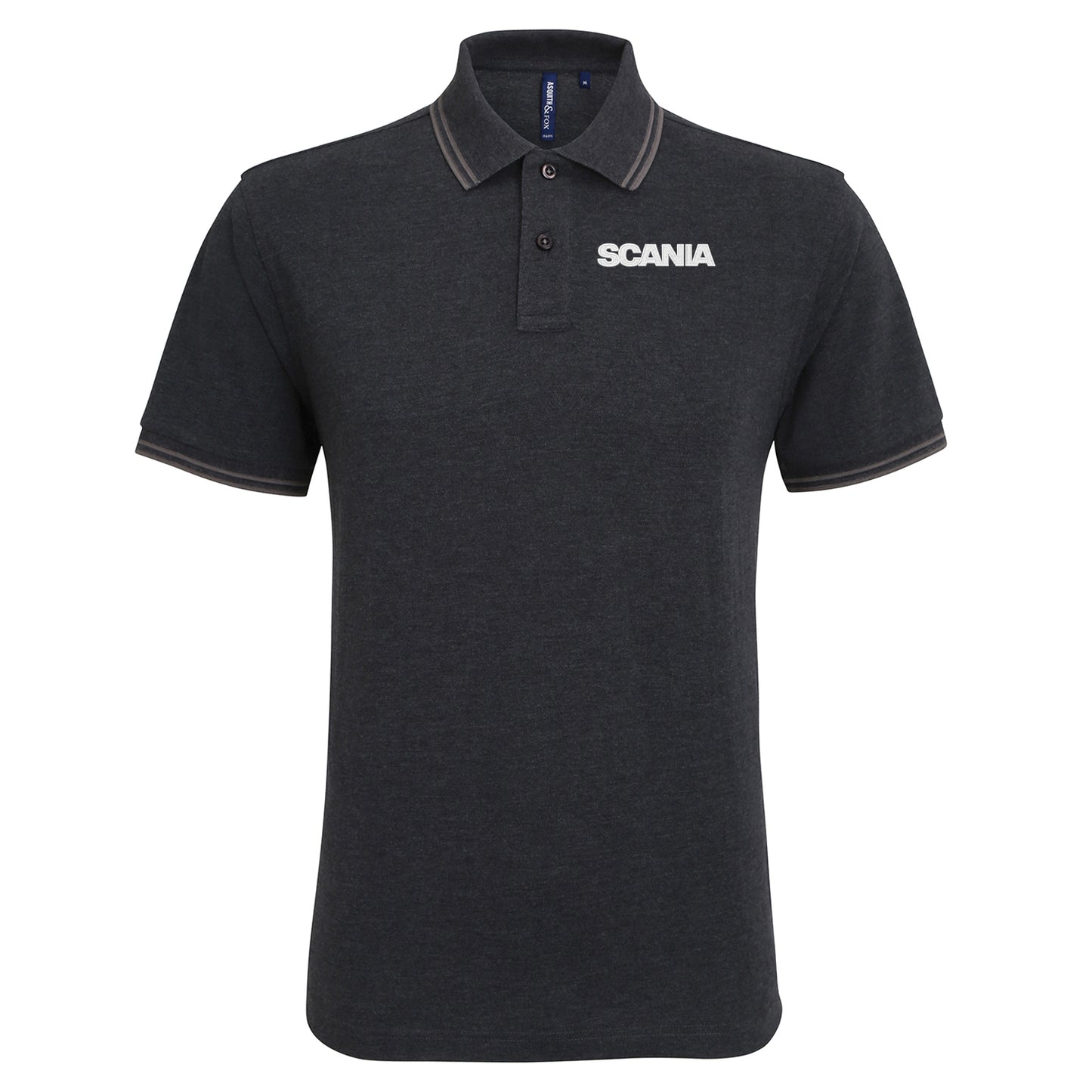 Scania Trucks Tipped Polo Shirt