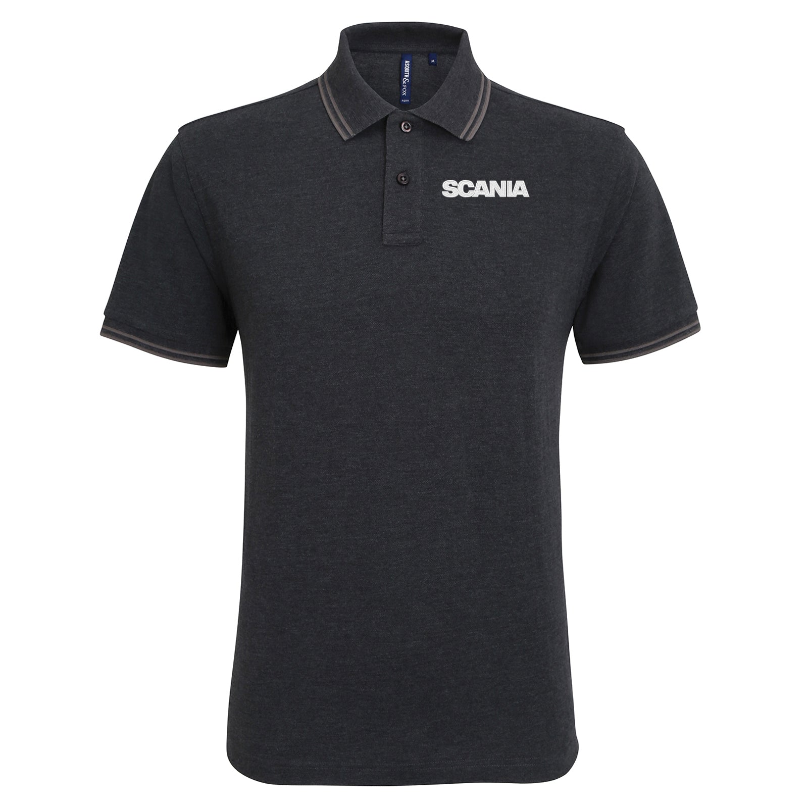 Scania Trucks Tipped Polo Shirt