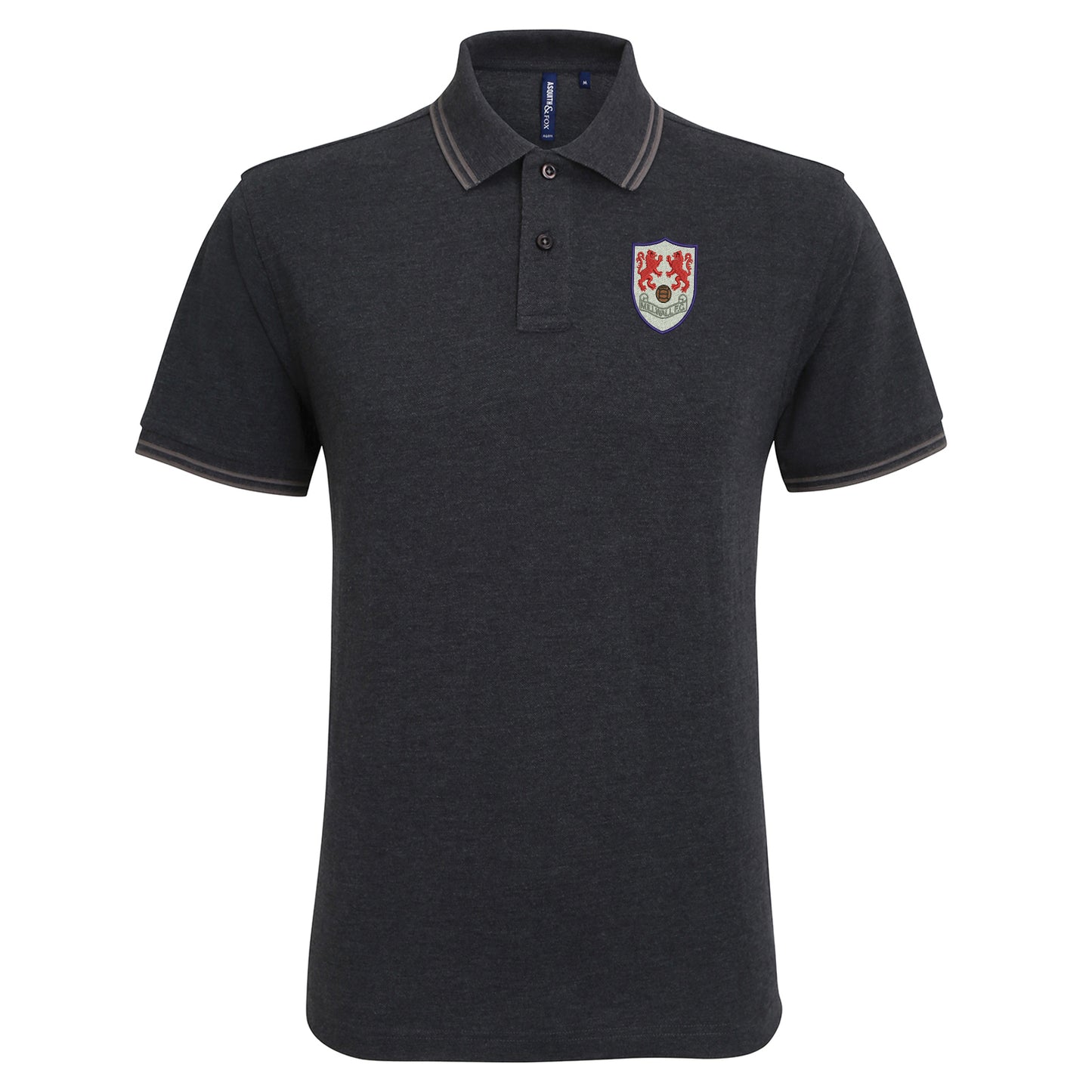 Retro Millwall 1956 Embroidered Tipped Polo Shirt