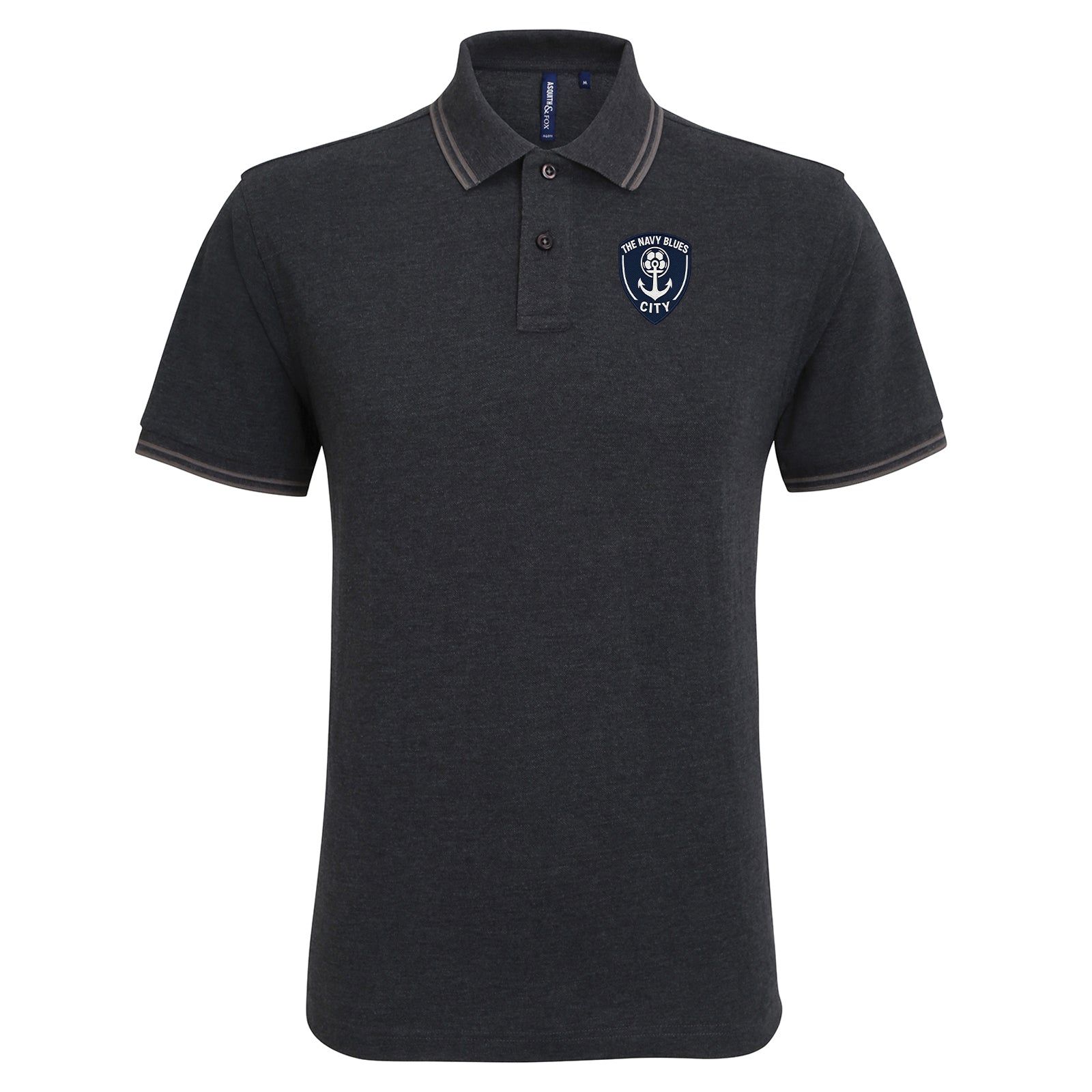The Navy Blues Auckland City Tipped Polo Shirt
