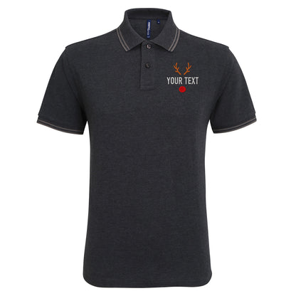 Reindeer Tipped Polo Shirt