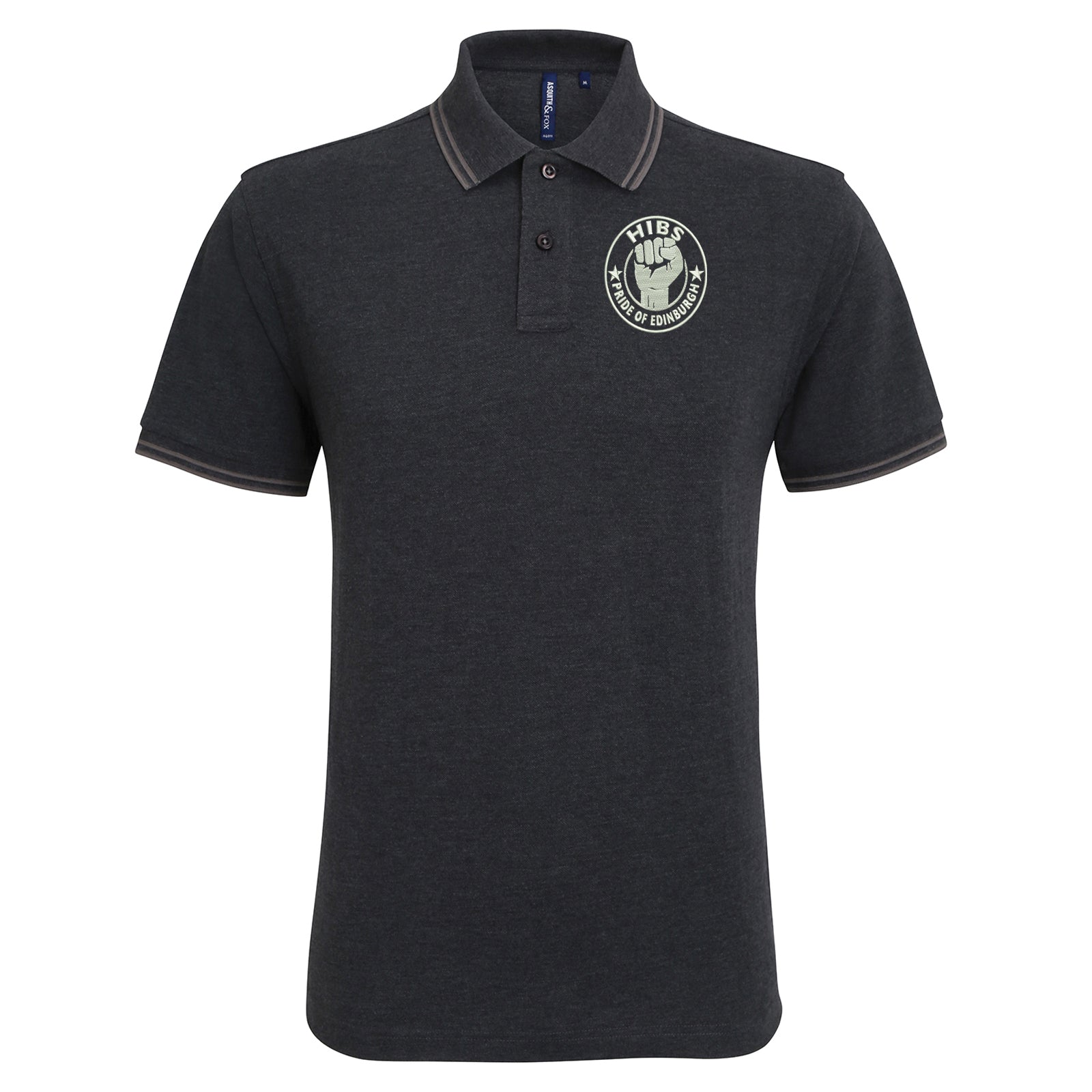 Hibs Pride of Edinburgh Tipped Polo Shirt