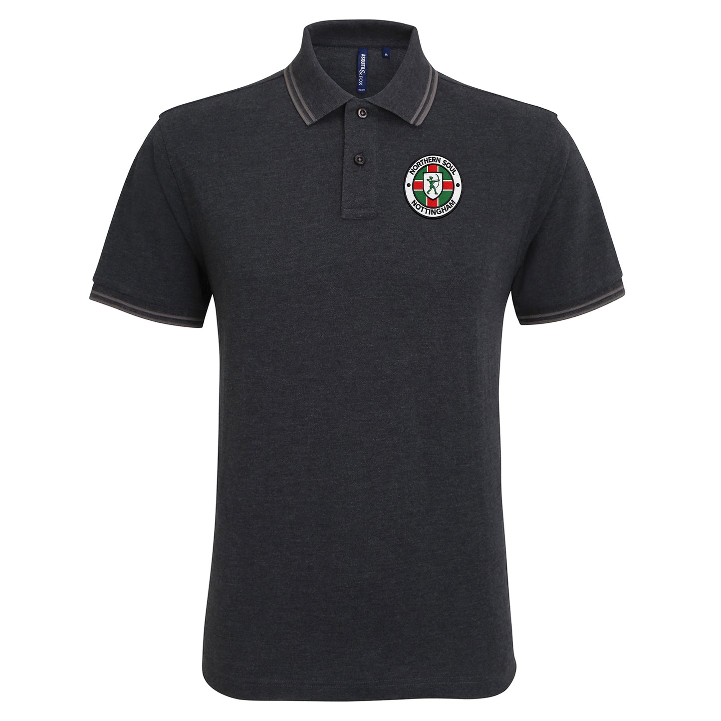 Northern Soul Nottingham Tipped Polo Shirt