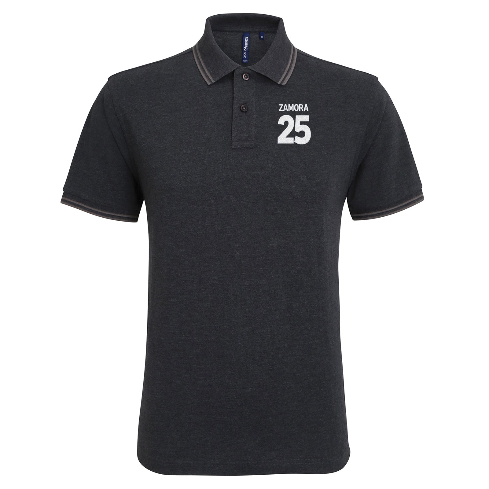 Bobby Zamora Brighton Football Tipped Polo Shirt 