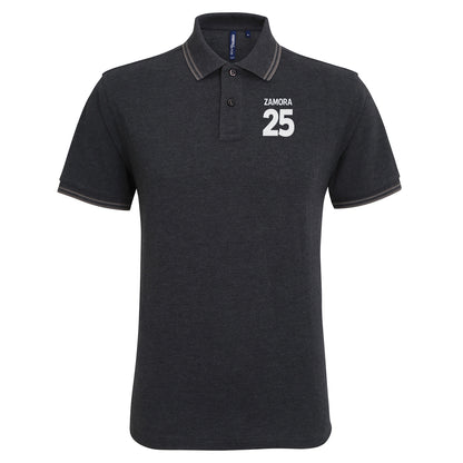 Bobby Zamora Brighton Football Tipped Polo Shirt 