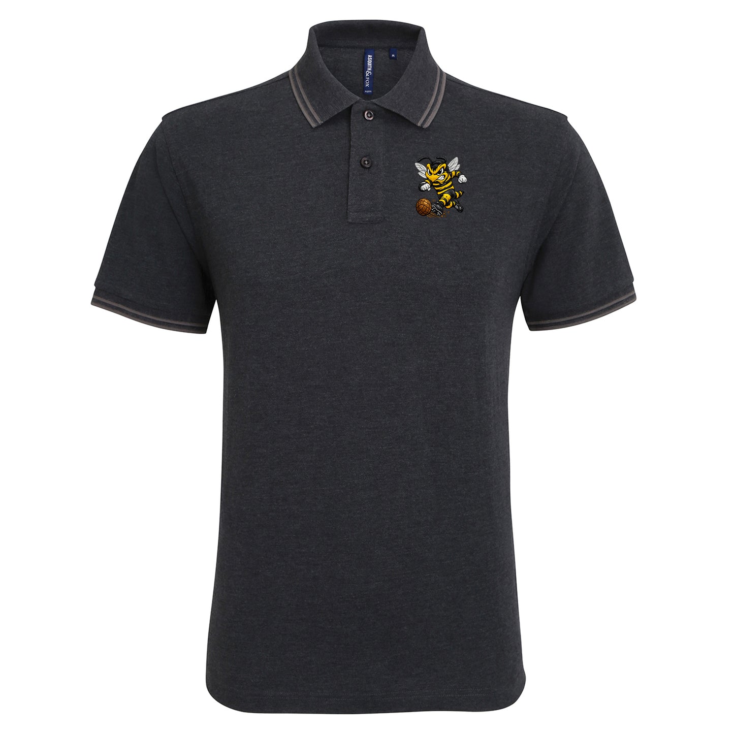 Alloa Athletic 1960s Tipped Polo Shirt