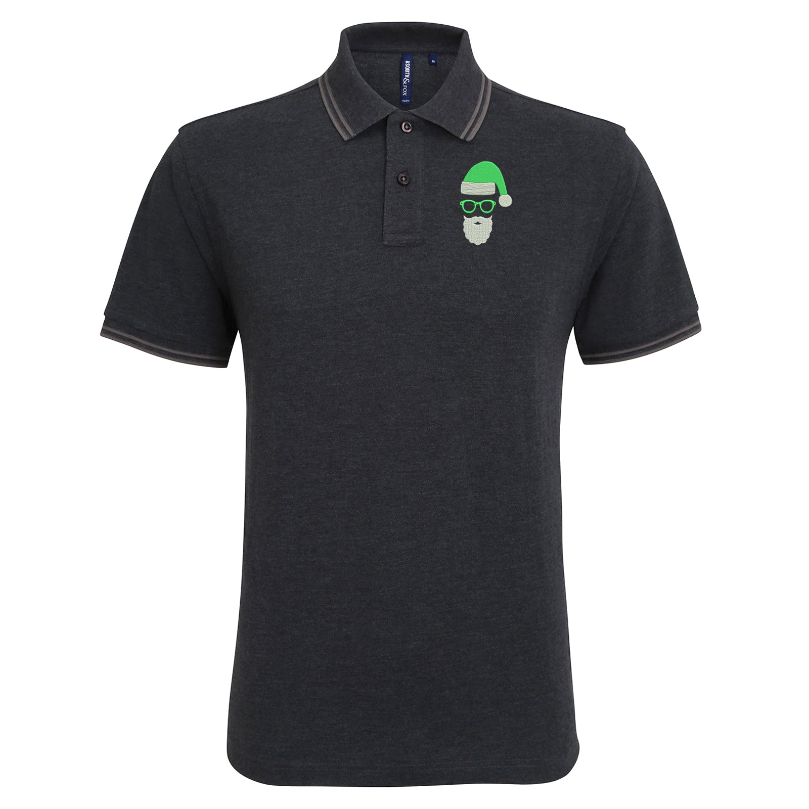 Celtic FC Christmas Tipped Polo Shirt 