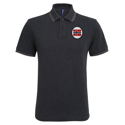 Norway Football Tipped Polo Shirt