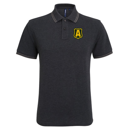 Retro Australia Soccer Tipped Polo Shirt 