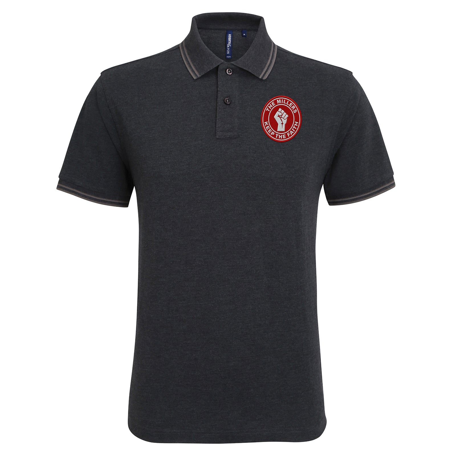 Rotherham United The Millers Football Fans Tipped Polo Shirt 
