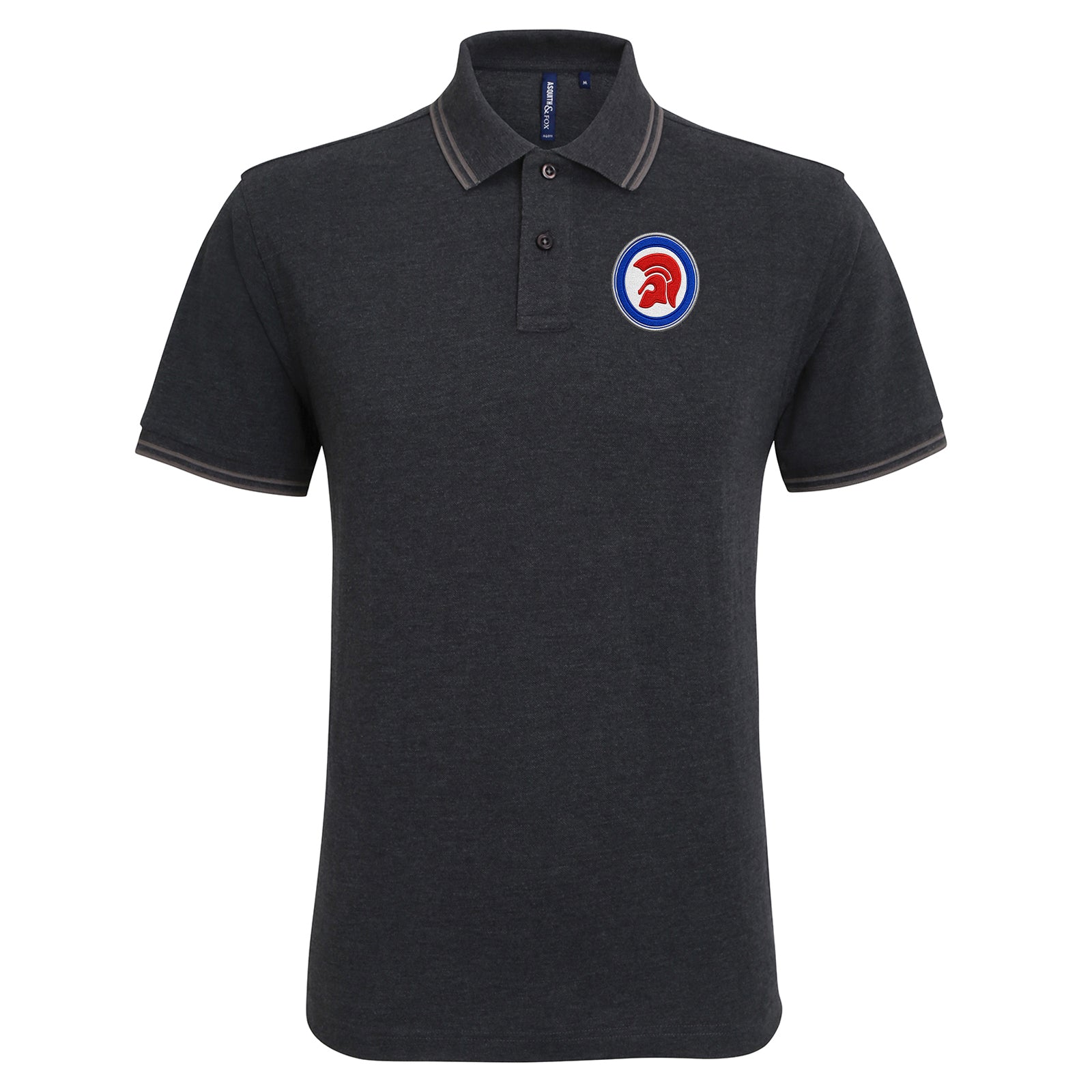 Trojan Helmet Roundel Tipped Polo Shirt