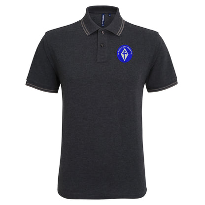 Retro Stockport 1978 Embroidered Tipped Polo Shirt