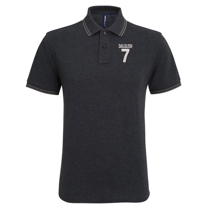Kenny Dalglish Liverpool Football Tipped Polo Shirt