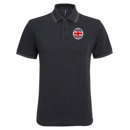 Proud of My Country Ashamed of My Government Tipped Polo Shirt