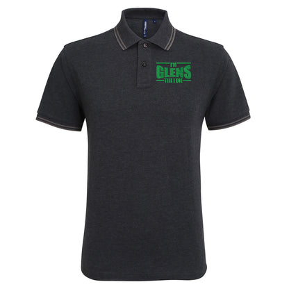 Glentoran FC Football Tipped Polo Shirt 